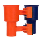 Robocup, (Navy & Orange), Best Cup Holder For Drinks, Fishing Rod/Pole, Boat, Beach Chair, Golf Cart, Wheelchair, Walker, Drum S