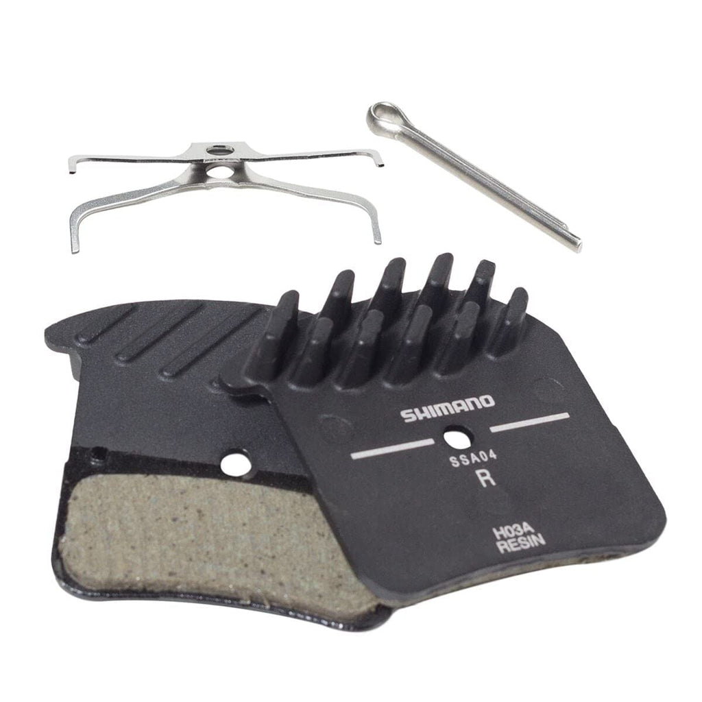 Shimano H03A Resin Disc Brake Pads And Spring With Fins