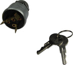 Ezgo Ignition Key Switch (81+) Gas/Electric Golf Cart (With Lights) 4-Prong