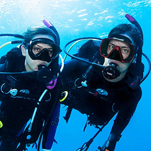 Tusa M-1002 Freedom Tina Scuba Diving Mask, Fishtail Blue