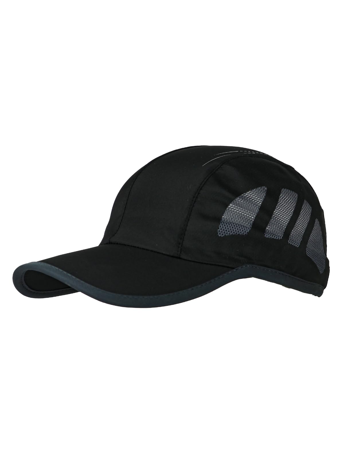 Isweven Light Weight Cap For Men And Women, With Adjustable Strap In Summer Caps Men For All Sports Cap With AirHoles (Black, P