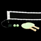 Franklin Sports Led Table Tennis Net And Glowing Paddles And Balls Oval, Black, One Size