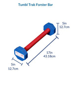 Tumbl Trak Forster Bar Skills Trainer,Blue 20 In X 5 In X 5 In