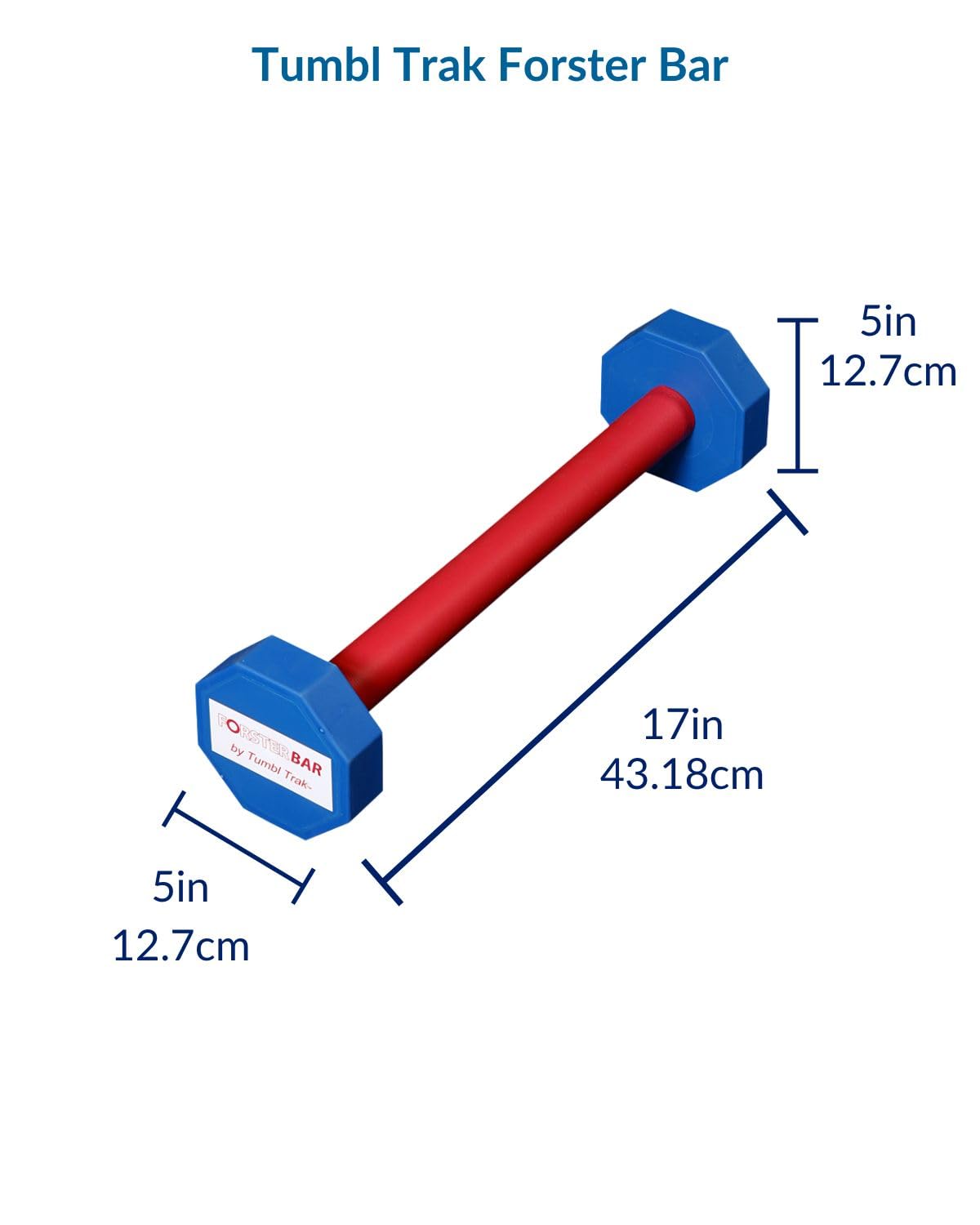 Tumbl Trak Forster Bar Skills Trainer,Blue 20 In X 5 In X 5 In