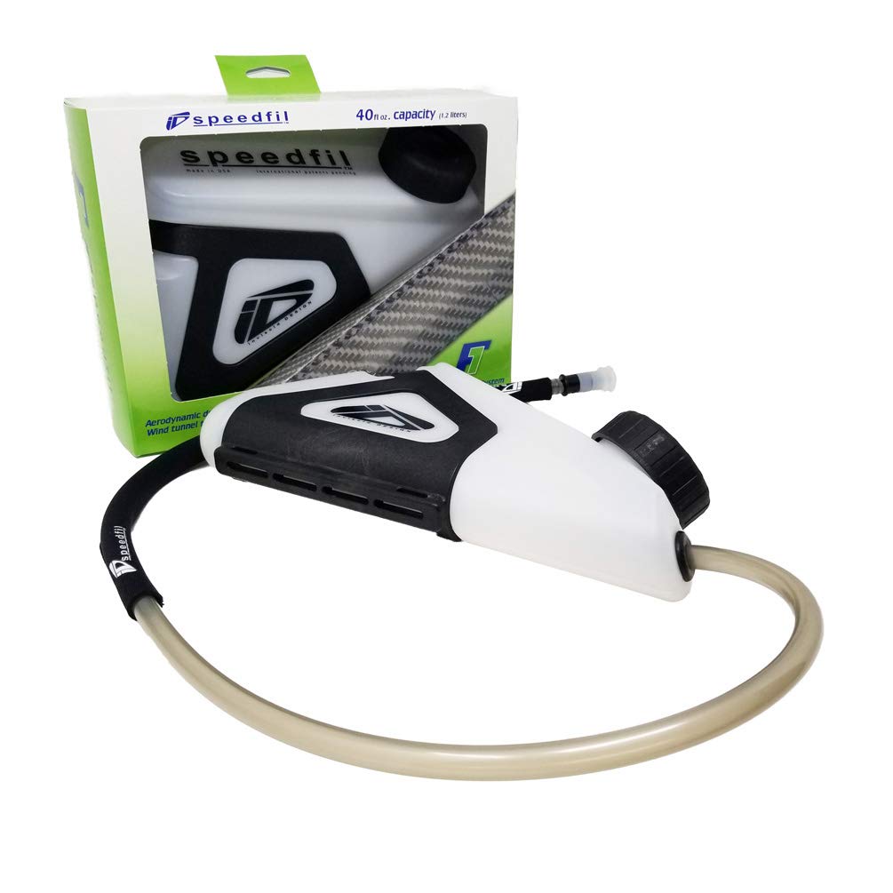 Speedfil F1 Bicycle Water Bottle, Hands-Free Frame Mounted Hydration System With Refill Port