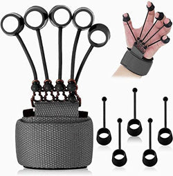 VAKTAVYA Finger Gripper Exerciser Grip Strength Training Equipment Stretcher Strengthener Exercise Tool Resistance Bands For Han