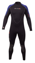 Henderson Thermoprene 3Mm Men'S Jumpsuit (Back Zip) (Black/Blue, Large)