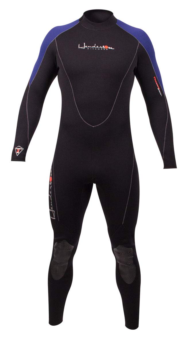 Henderson Thermoprene 3Mm Men'S Jumpsuit (Back Zip) (Black/Blue, Ml)