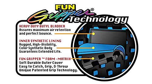 Fun Gripper Tetherball Ball Mesh Non Slip Easy Grip Cover Backyard Outdoor W/ 8' Nylon Rope By: Saturnian I