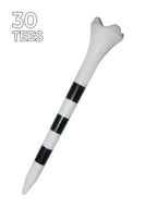 Pride Golf Tee ''Pride Performance Striped Golf Tees (Pack Of 30), 3-1/4'''', White