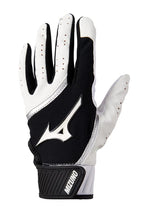 Mizuno Mvp Youth Tee Ball Batting Glove, White-Black, T-Ball