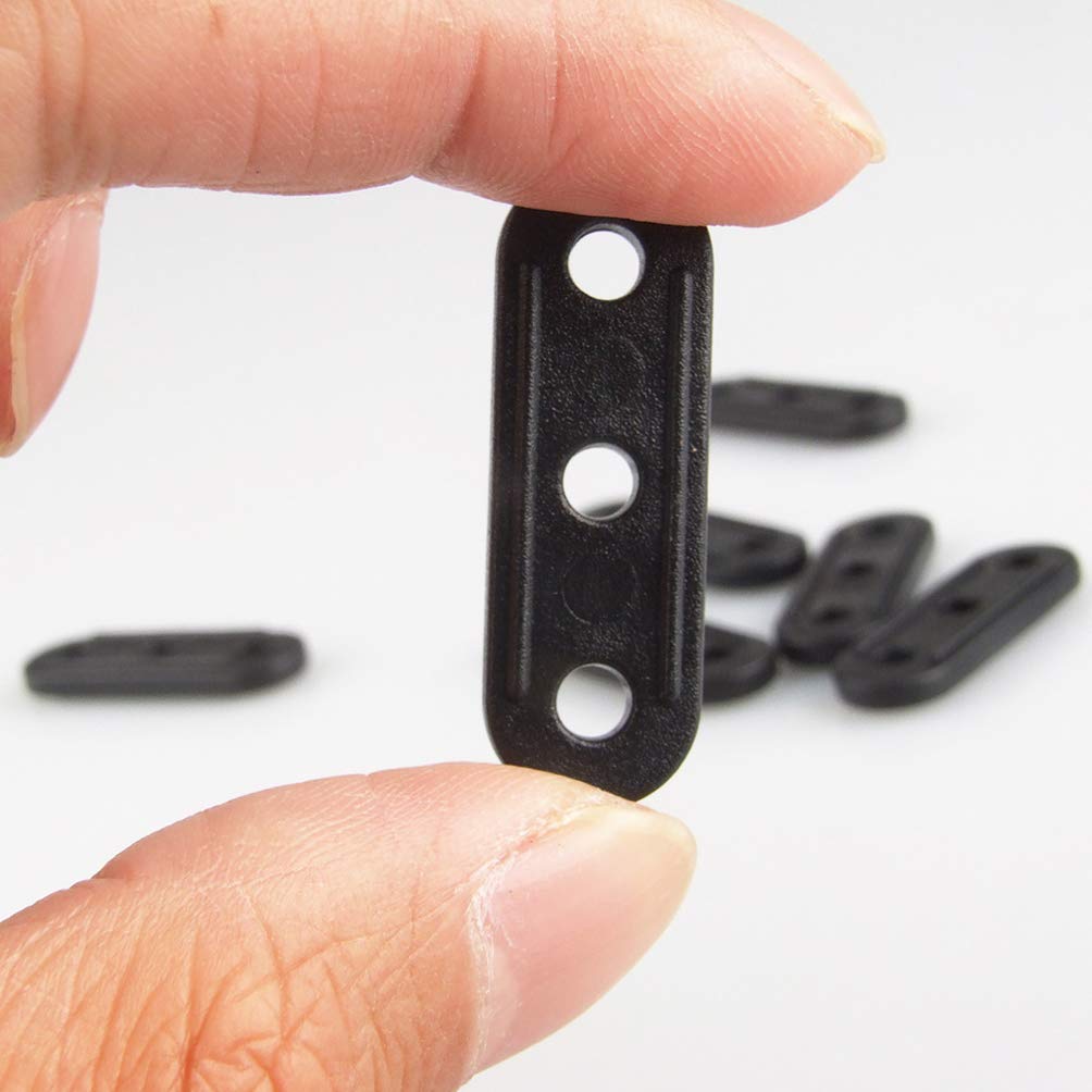 50 Pcs Plastic Cord Tensioners Rope Adjuster Tent Guyline Wind Rope Buckle Fastener For Camping Hiking Picnic Outdoor Activities