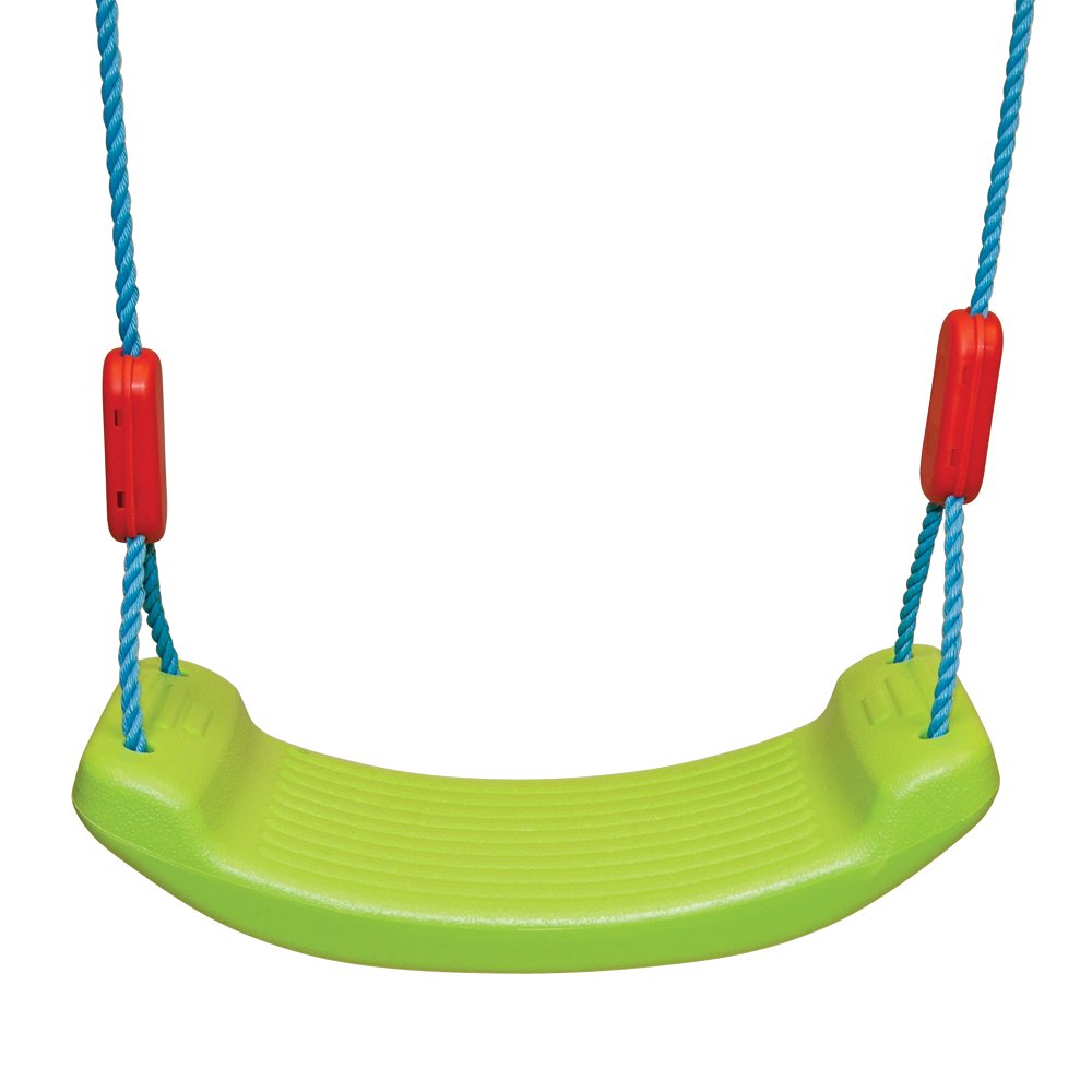Geospace Outdoor Or Indoor Swing Time Bench Swing With E-Z Ring Setup System For Kids 12 & Under