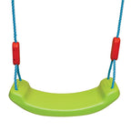 Geospace Outdoor Or Indoor Swing Time Bench Swing With E-Z Ring Setup System For Kids 12 & Under