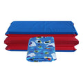 Kindermat 1.5'' Thick + Pbs Kids Kinderbundle - Washable Cover, Special Edition - Space Explorer - Regular, Sheet Is 47'' X 22''