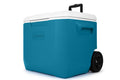 Coleman Chiller 60Qt Wheeled Cooler, Insulated Portable Cooler With Ice Retention, Made In Usa