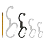 Gear Aid Heroclip Carabiner Clip And Hook (Medium) For Camping, Backpack, And Garage, Forest Green