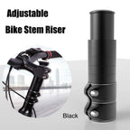 Zukka Bike Fork Stem Extender Bicycle Handlebar Stem Riser Adjustable Bike Stem Riser Aluminium Alloy Head Up Adapter 1-1/8 Inch
