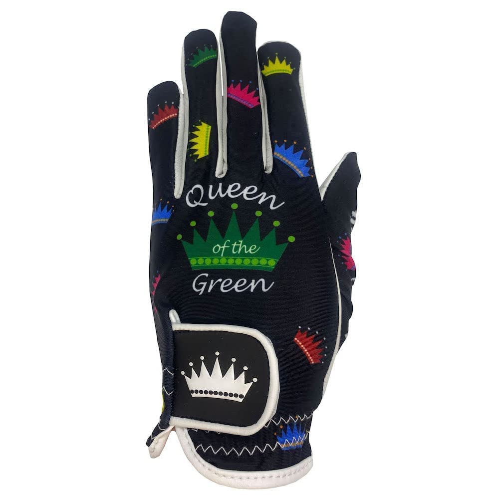 Giggle Golf Women'S Golf Glove (Small, Worn On Right Hand, Queen Of The Green (New))