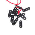 Natuworld 20Pcs Plastic Cord Tensioners Rope Adjuster Tent Guy-Line Wind Rope Buckle Fastener Tightener For Hiking Camping Picni