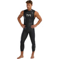 TYR HCAOSM6A43S Mens Hurricane Wetsuit Cat 1 Sleeveless Silver/BLK S