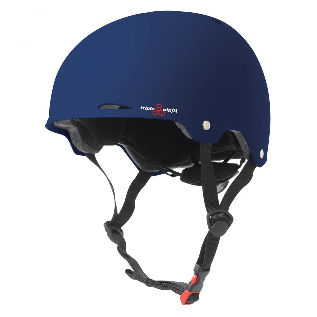 Triple Eight Gotham Dual Certified Helmet For Skateboard, Bike, Roller Skating, Sizes For Adults Aand Teens, Blue Matte, Large /