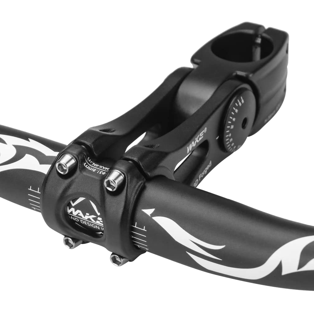 Cysky Bike Stem Universal 31.8Mm And 25.4Mm Adjustable  90 Degree 145Mm Mtb Stem Bike Stem Riser Short Handlebar Stem For Mounta