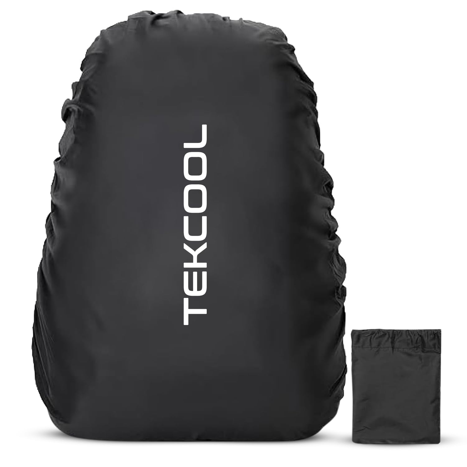 Tekcool Dust & Rain Cover For Backpack With Pouch, Waterproof Dustproof Rain Cover Bag Elastic Adjustable For School, College,Of