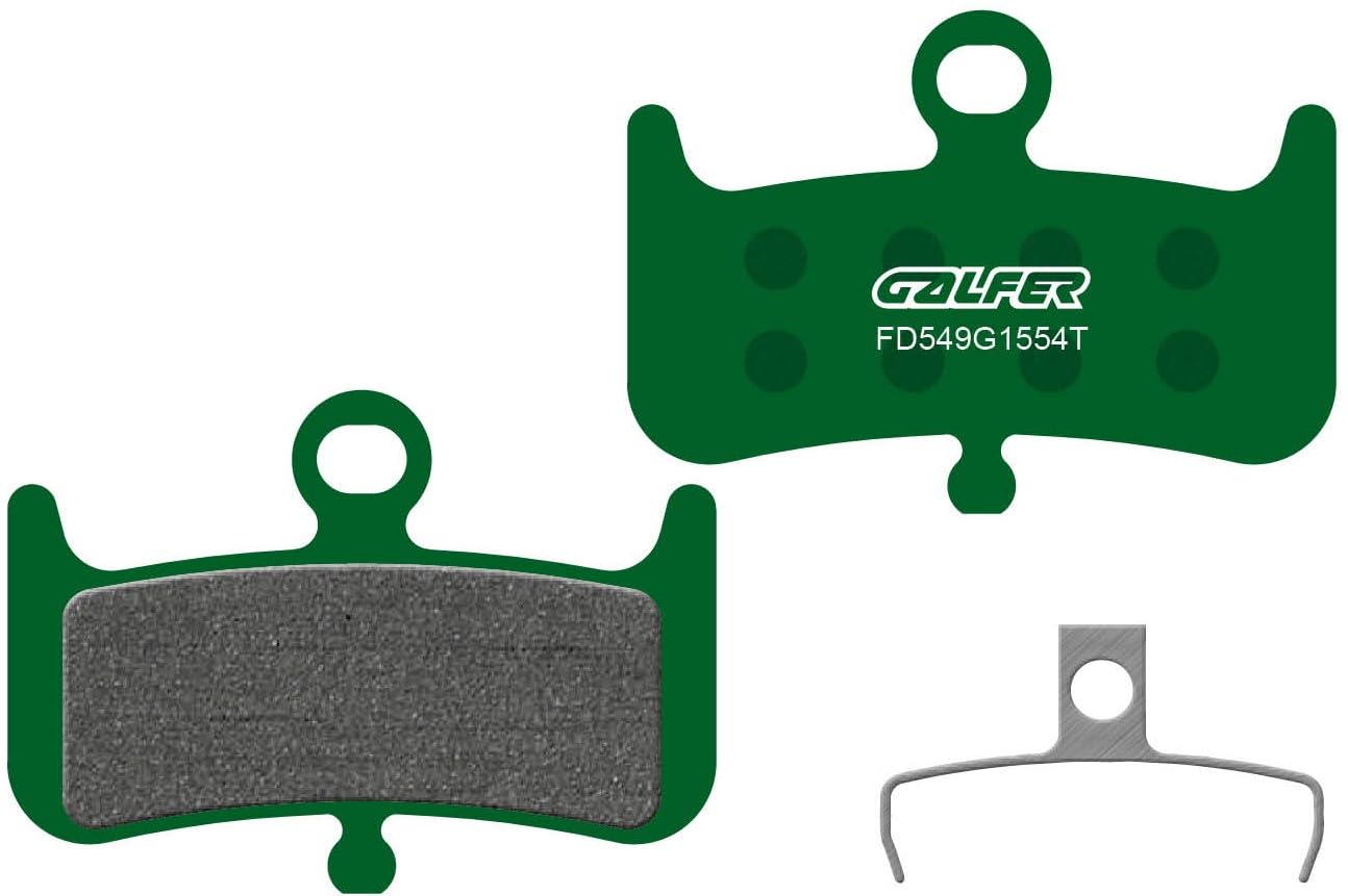 GALFER BRAKING SYSTEMS FD549G1554T PRO HAYES DOMINION A4 Disc Brake Pad, green
