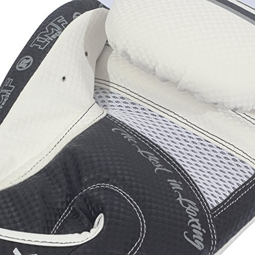 Ringside Apex Flash Boxing Training Sparring Gloves , Bl/Wh, 14 Oz