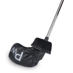 Craftsman Golf Left Handed Golfer 11Pcs /Set Usa Us Flag Clover Leather Black White Green Iron Covers Headcover Set (Black For L