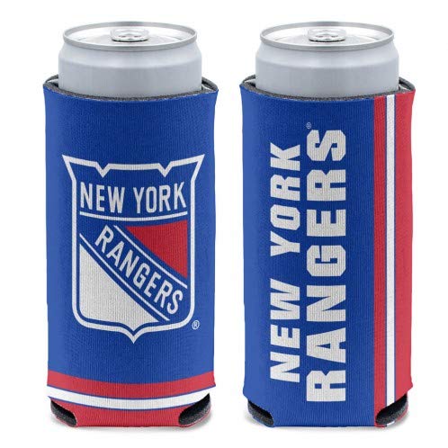 Wincraft NHL New York Rangers Slim Can Cooler, Team Colors, One Size
