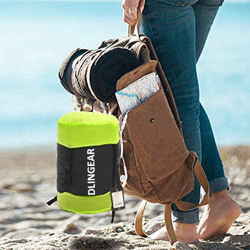 Dlingear 0 Degree Wearable Sleeping Bag For Adults And Kids, Xl Winter Temp Range (32F-59F) 4.3 Lbs Cold Weather Waterproof Slee