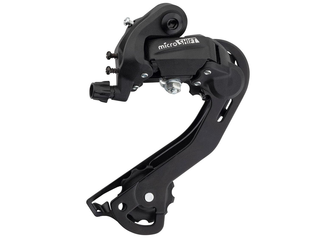 Microshift  M21 Rear Derailleur  6 And 7 Speed  Long Cage  Black