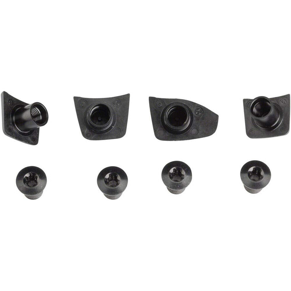 Shimano Cycling Y1W898090 Fc-R8000 Gear Fixing Bolt & Nut For 46T-36T - M8 X 10.1 - Set Of 4
