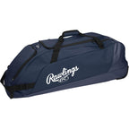 Rawlings | WORKHORSE Wheeled Equipment Bag | Baseball & Softball | Navy