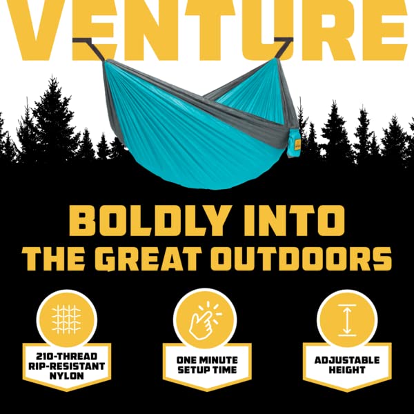 Wise Owl Outfitters Camping Hammock - Camping Essentials, Portable Hammock W/Tree Straps Up To 400Lbs, Hammock For Outside, Hiki