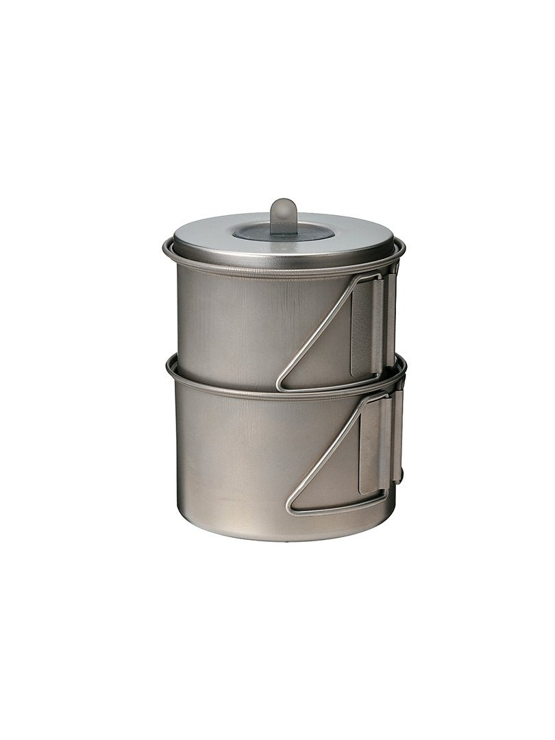 Snow Peaks Titanium Mini Solo, Scs-0044Tr, Japanese Titanium, Ultralight And Compact For Camping And Backpacking, Made In Japan,
