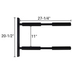 Extreme Max 3006.8468 Horizontal Surfboard/Sup Storage Rack - Twin