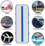 Tuxedo Sailor Inflatable Gymnastics Tumbling Mat Air Tumble Track 10/13Ft 4/6In Thickness Air Floor Mat With Electric Air Pump F