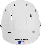 Rawlings Mach 1-Tone Right Batting Helmet W/ Adjustable Face Guard Left Handed Adjustable, Jr, White