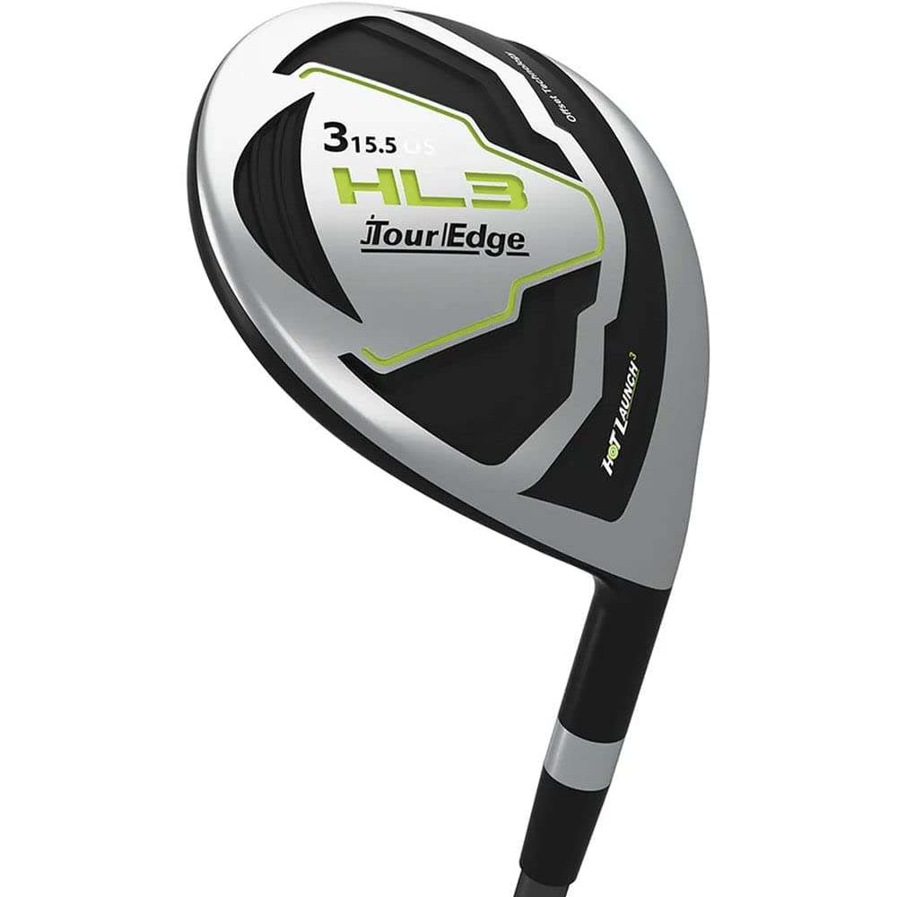 Tour Edge Hl3 To-Go Mens Complete Golf Set Reg Flex-Graphite-Rh, Black/Grey/Green, Regular, Hksrgr10.B