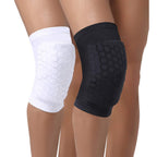 Pisiqi Compression Collision Avoidance Knee Sleeve, 2 Sleeves, White, S