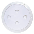 Beckson Dp80-W Screw-Out Deck Plate (White), 1 Pack