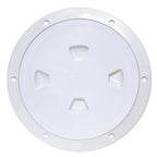 Beckson Dp80-W Screw-Out Deck Plate (White), 1 Pack