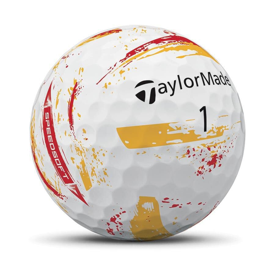 TaylorMade Golf Speed Soft Ink NFL Kansas City Chiefs Dozen