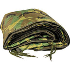 Woodland Camo Military Gear Blanket Army Poncho Liner Woobie Emergency Blanket With Woodland Design - Nylon Military Surplus Col