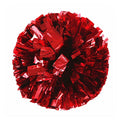 Puzine 2Pack 12'' Cheerleading Pom Poms With New Handle For Team Spirit Sports Dance Cheering Kids Adults(Red)