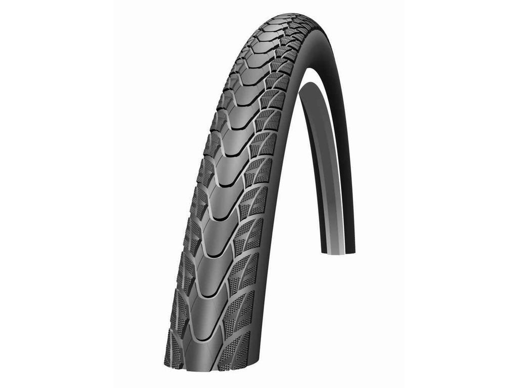 Schwalbe Marathon Plus Hs 440 Road Bike Tire (700X25, Allround Wire Beaded, Reflex)