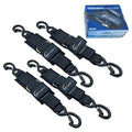 Wavesrx Jet Ski & Pwc Trailer Transom Straps (4Pk)  24'' Marine Tie Downs Adjustable Safety Straps  Outperforms Ratcheting And R